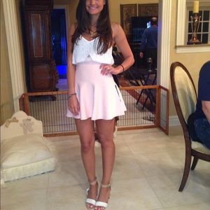 BCBG outfit tank and skirt